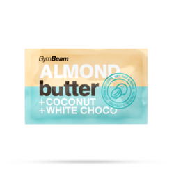 GymBeam Uzorak Maslaca od badema s kokosom i bijelom čokoladom 30 g