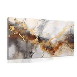 Slika rjavo siv marmor - 60x40