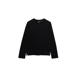 Superdry & Co Majica CLASSIC ESSENTIAL črna