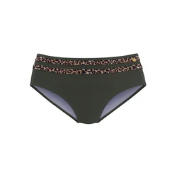 LASCANA Bikini hlačke Adelin  bež / rjava / oliva