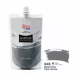 Rosa Studio Akrilna barva Deep Gray (445) 200 ml 1 kos