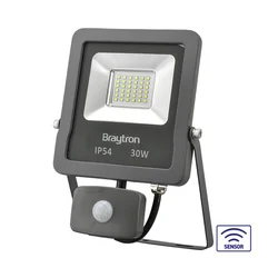 Braytron LED reflektor BRY-FLOOD-SL-30W-GRY-3000K-SNS-IP54