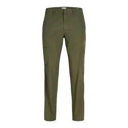 JJ Rebel Muške pantalone Carlos 12291340, Maslinaste
