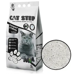 Cat Step Mineralna mačja stelja Compact WhiteCarbon, 5 l