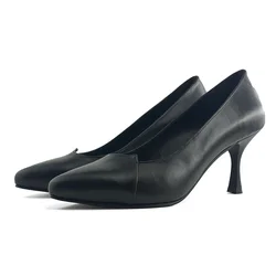 Mona Shoes Ženske cipele, Kožne, Crne