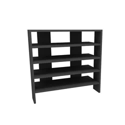 Hanah Home Sargel Anthracite Cipelarnik, Crna
