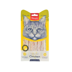 Wanpy Creamy Lickable Treats for Cats - Chicken 5x14g
