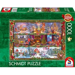Schmidt Puzzle božične čestitke 1000 kosov