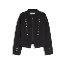 Bershka Blazer črna
