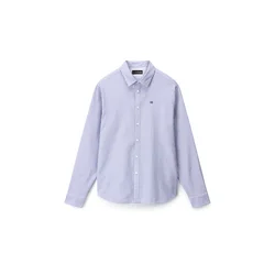 NAPAPIJRI Srajca G-TERRA OXFORD modra/temno modra/bela