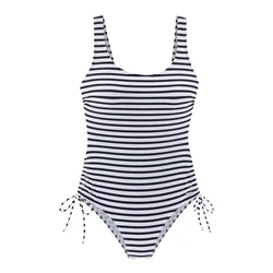 VENICE BEACH Enodelne kopalke Swimsuit Summer VB modra/bela