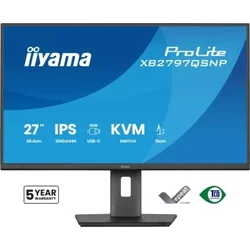 Iiyama XB2797QSNP-B1 IPS 2560x1440/75Hz/1ms/HDMI/DP/USB/RJ45/pivot Monitor 27