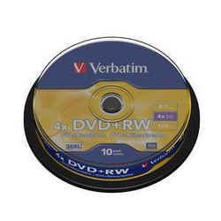 Verbatim DVD+RW 4.7GB, 4x,10er Spindel