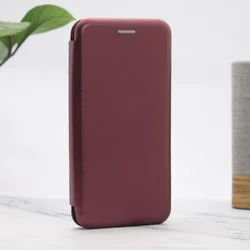 Maska na preklop Coral Book za Xiaomi Redmi 12C violet, Crvena