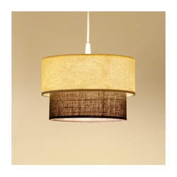 Brilagi - LED luster na sajli BOHO STYLE 1xE27/15W/230V prečnik 25 cm krem/braon