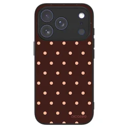 ULTIMATE CASE za Apple iPhone 17 Pro - Peach Dots & Chocolate