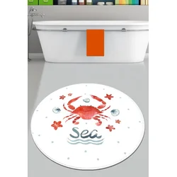 LEssentiel Maison Kupatilski otirač Crab, 100cm, Beli