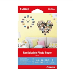 Canon - Foto papir Canon RP-101, restickable, 10 x 15 cm, 5 listova, 260 grama