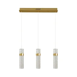 LED luster na sajli LAGOS LED/24W/230V zlatna