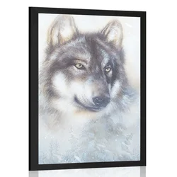 Plakat volk v zasneženi deželi - 60x90 white