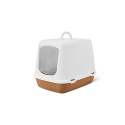 SAVIC Toalet sa vratancima Oscar braon beli 50x37x39cm