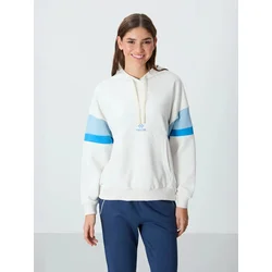 Tommy Life Majica Sweatshirts modra/bela
