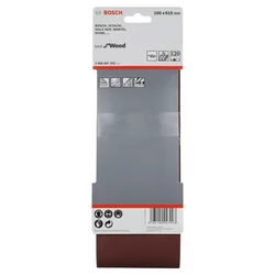 BOSCH 3-delni set brusnih traka X440 2608607262, 100 x 610 mm, 120