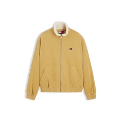 Tommy Jeans Prehodna jakna gorčica/off-bela