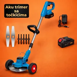 Bežični trimer sa točkićima