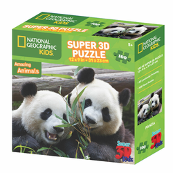 Sestavljanka - puzzle 3D velika panda 31 x 23cm  100kos