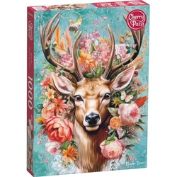 Cherry Pazzi Puzzle Jelen v rožah 1000 kosov