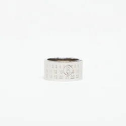 Prstan MM6 Maison Margiela Ring Polished Palladio 09