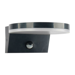 LED spoljašnje zidno svetlo sa senzorom TESA LED/10W/230V IP54 crno