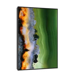 Canvas Slika na platnu Ahat, Sa ramom, 40 x 60 cm, Crni