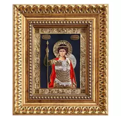 Ikona u ramu Sveti Velikomucenik Georgije - Đurđic, 220x255x32mm