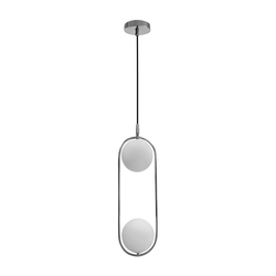 Luster na sajli CORDEL 2xG9/28W/230V sjajni hrom