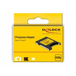 Adapter DELOCK, CFexpress A na CFexpress B