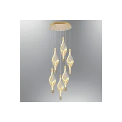 Opviq luster Hare 3439-6A-3, LED 60 W, žuti