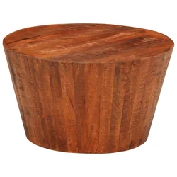 Stol za kavu O 52x30 cm Puno grubo drvo mango