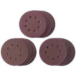 Einhell 25-delni set brusnih papira Q-Stick 125mm (9xG60, 8xG120, 8xG180), Pribor za ekscentričnu brusilicu ( 49491974 )