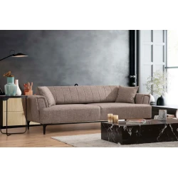 Atelier del Sofa Trosed na razvlačenje Hamlet 95x77x230cm Svetlobraon
