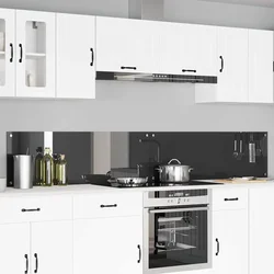 Kuhinjski zid 2 pcs Tamno siva 120 x 40 cm