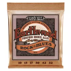 Ernie Ball Earthwood |10-52 Phosphor Bronze Acoustic Strings #2151