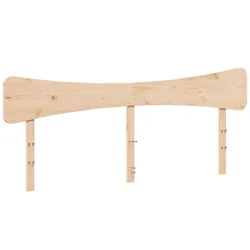 Vidaxl Vzglavje 200 cm trdna borovina