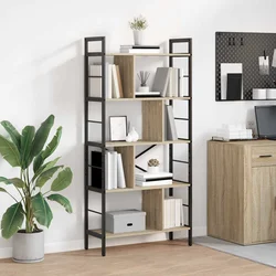 Polica Sonoma hrast 75 x 30 x 156 cm Konstruirano drvo