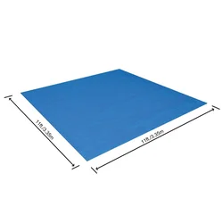 Bestway Podloga za bazen, 3.35m x 3.35m, Plava