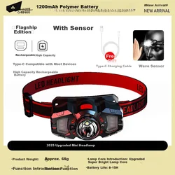 Toread Čeona lampa T12-S, 1200mAh