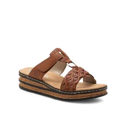 Rieker Natikači 629K9-24 Rjava
