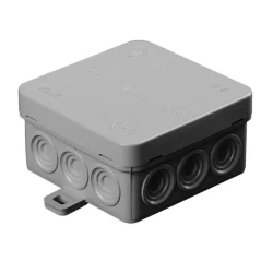 Nadometna doza 75x75x37mm siva IP54