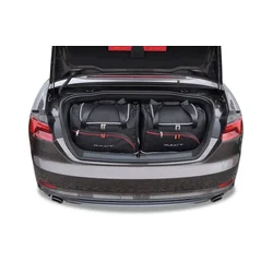 KJUST Komplet 4 kosov potovalnih torb AERO za AUDI A5 CABRIO 2017+